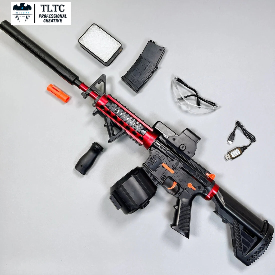 Exquisite Graffiti M416 Gel Blasters 25M Shoot Range With 2 Mags