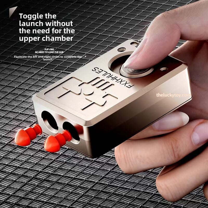 Metal Edc Scepter Fidget Spinner Dart Blaster Toygun