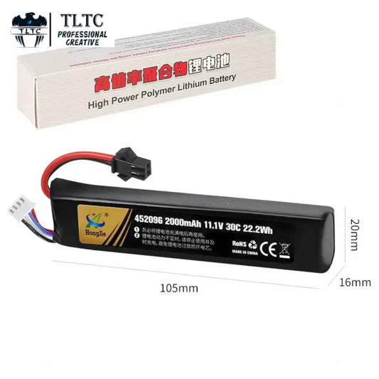 High quality 11.1V/2000mAh/30c battery