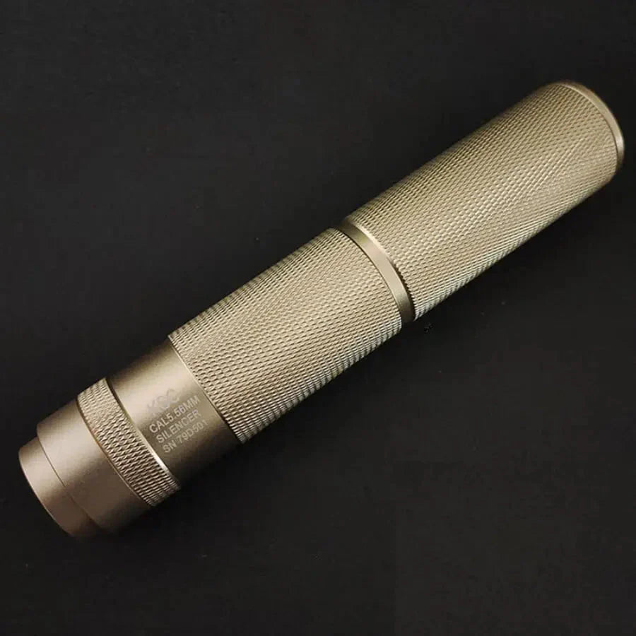 Metal Silencer Adapt To 14 MM Threaded Rod Tip & 19 MM Smooth Tip