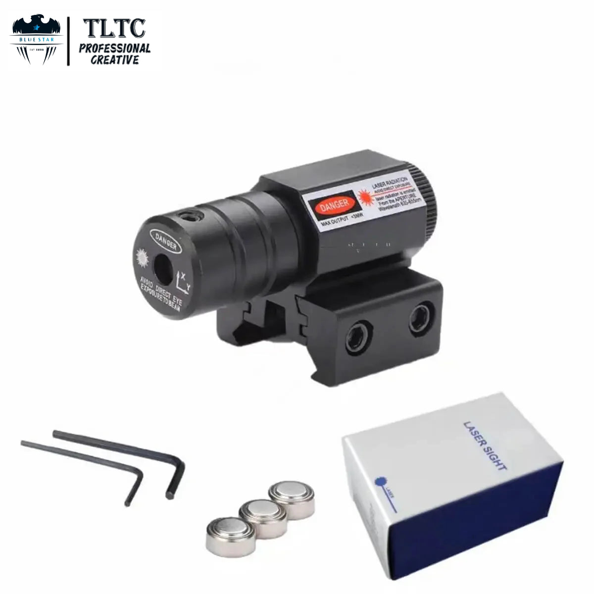 Mini Metal Red Laser With 20mm Adjustable Rail