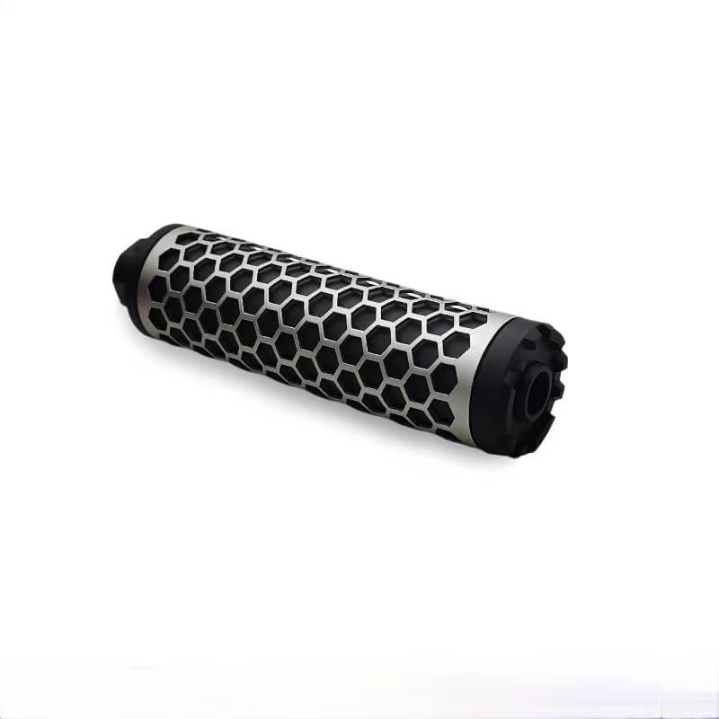 Metal Honeycomb Shape Silencer Adapt To 14 MM Threaded Rod Tip