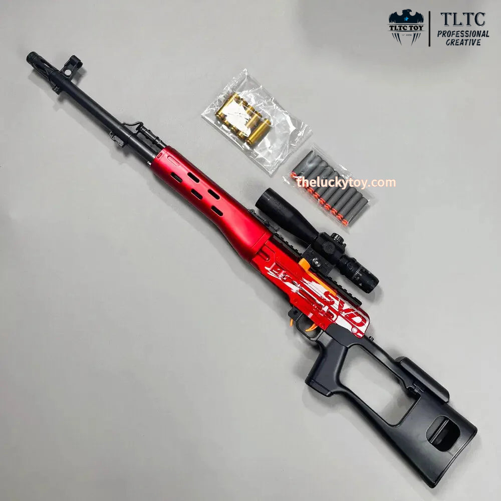 New SVD Sniper With  Exquisite Color Soft Bullet Gun Toy - TLTC TOY