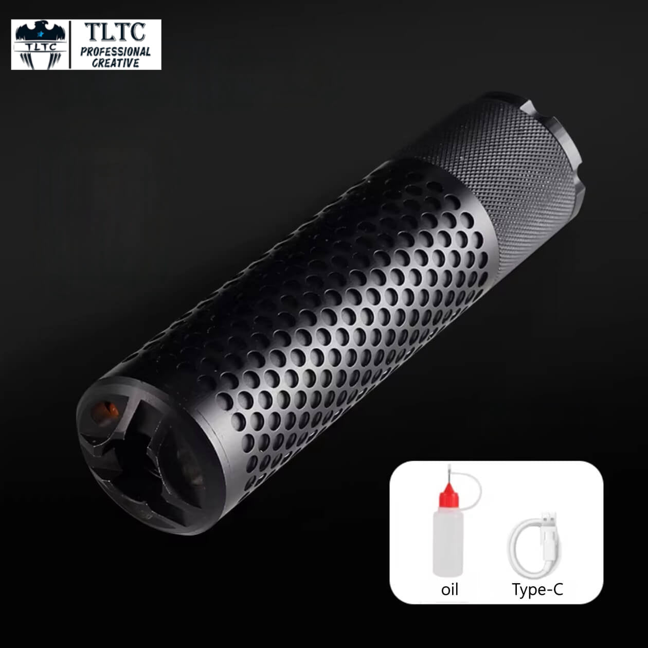 New Smoke Wolf Silencer For Both Gel blaster&Airsoft With 14mm CCW