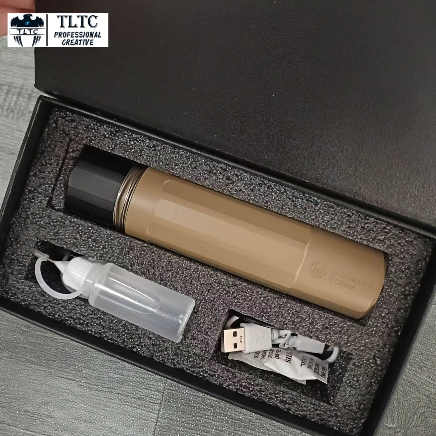 New Smoke Wolf Silencer For Both Gel blaster&Airsoft With 14mm CCW